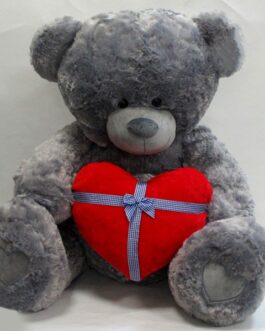 Мишка Тедди с сердцем  85 см